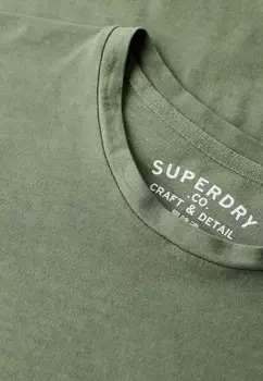 Базовая футболка ESSENTIAL Superdry, зеленый