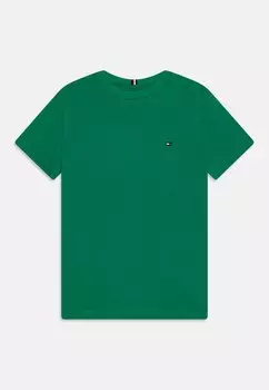 Базовая футболка ESSENTIAL TEE Tommy Hilfiger, цвет olympic green