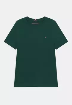 Базовая футболка ESSENTIAL TEE Tommy Hilfiger, темно-зеленый