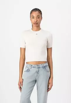 Базовая футболка ESSENTIAL Tommy Jeans, бежевый