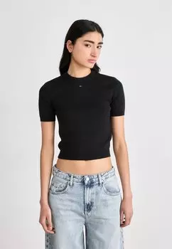 Базовая футболка ESSENTIAL Tommy Jeans, черный
