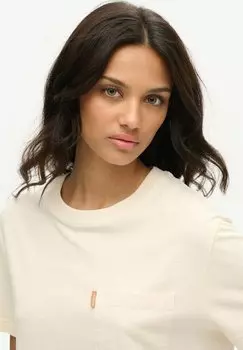 Базовая футболка ESSENTIAL WASHED POCKET Superdry, белый