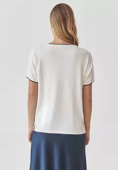 Базовая футболка ESTETINA TATUUM, кремовый