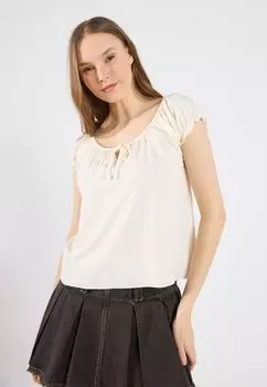 Базовая футболка Even&Odd, молочный