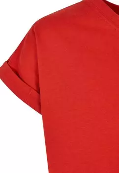 Базовая футболка Extended Shoulder Urban Classics, огромныйкрасный