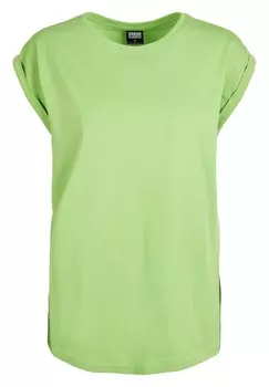Базовая футболка EXTENDED SHOULDER Urban Classics, светло-зеленый