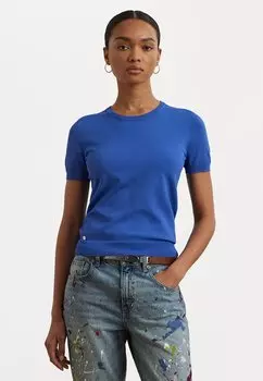 Базовая футболка EYELAH SHORT SLEEVE Lauren Ralph Lauren, синий