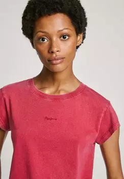 Базовая футболка FELICE Pepe Jeans, темно-красный