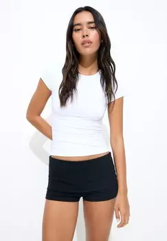 Базовая футболка FITTED PACK PULL&BEAR, белый