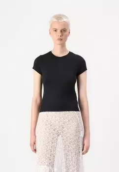 Базовая футболка FLAT CREW Hollister Co., черный