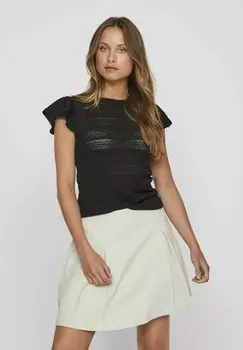 Базовая футболка FLGELRMEL VILA, черный