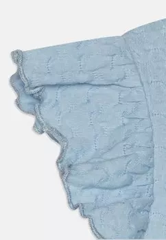 Базовая футболка Flounce Sleeve Lindex, светло-голубая