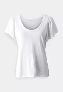 Базовая футболка Forever Soft Ruffle GAP, белая