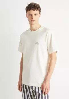 Базовая футболка Frode Logo Tee Mads Nrgaard, кремовый