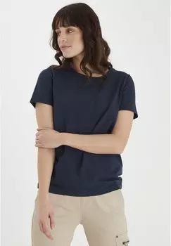Базовая футболка Frzashoulder 1 T Fransa, цвет dark peacoat