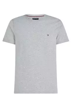 Базовая футболка ФУТБОЛКА CORE STRETCH SLIM NECK Tommy Hilfiger, Серая