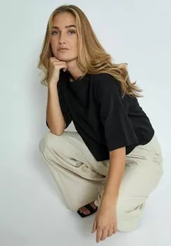 Базовая футболка GAMMA CROPPED Minus, черный