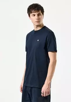 Базовая футболка GARCIA PARACHUTE OVERLAY Weekend Offender, темно-синий