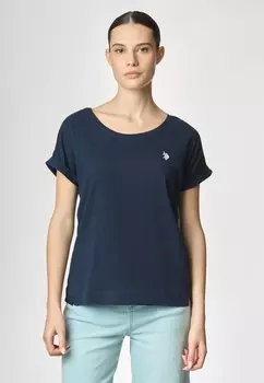 Базовая футболка GIROCOLLO DA IN MISTO U.S. Polo Assn., синий