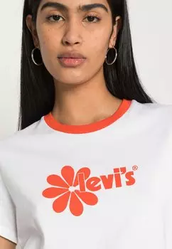 Базовая футболка Graphic Jordie Tee Levi's, белая