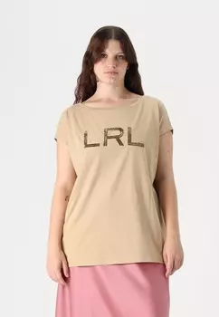 Базовая футболка GRIETA Lauren Ralph Lauren Woman, цвет Tan