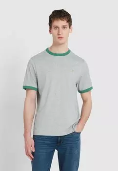 Базовая футболка GROVES RINGER Farah, серый