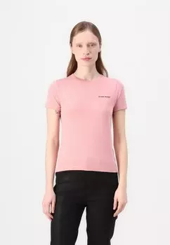 Базовая футболка Guess Jeans, розовый