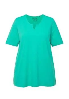 Базовая футболка HALBARM Ulla Popken, бирюзовый