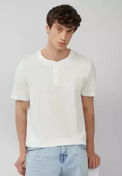 Базовая футболка HENLEY s.Oliver, белый