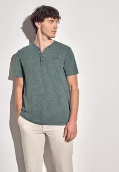 Базовая футболка HENLEY Street One MEN, зеленый