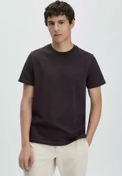 Базовая футболка hessnatur, коричневый