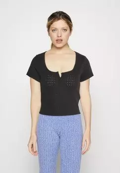 Базовая футболка Hollister Co., черный