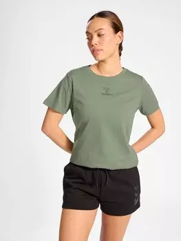 Базовая футболка Hummel, зеленый