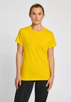 Базовая футболка Hummel, желтый