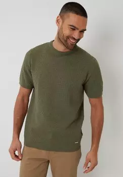 Базовая футболка HURST Threadbare, зеленый