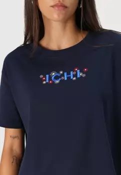 Базовая футболка ICHI, темно-синий