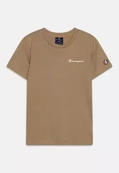 Базовая футболка ICONS CREWNECK SMALL LOGO Champion, цвет tan