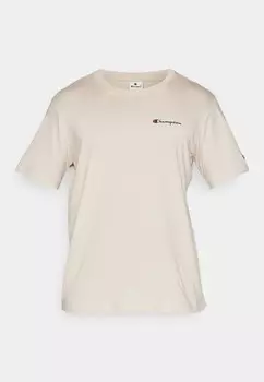Базовая футболка ICONS CREWNECK SMALL LOGO Champion, бежевый