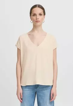 Базовая футболка IHREBEL ICHI, бежевый