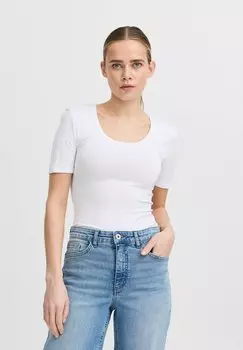 Базовая футболка IHZOLA PLAIN SS ICHI, белый