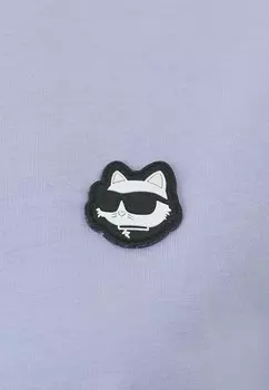Базовая футболка IKONIK 2.0 PATCH KARL LAGERFELD, сирень
