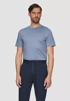 Базовая футболка IM SLIM FIT s.Oliver BLACK LABEL, светло-голубой