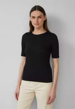 Базовая футболка IM SLIM FIT s.Oliver, черный