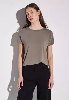 Базовая футболка IN UNIFARBE Street One, цвет Braun