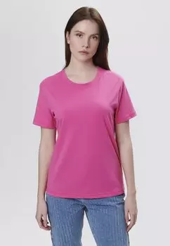 Базовая футболка INFLUENCER, фуксия