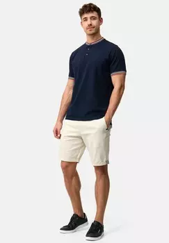 Базовая футболка INOdell INDICODE JEANS, темно-синий