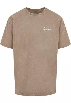 Базовая футболка INSPIRE ACID WASHED HEAVY TEE Merchcode, хаки