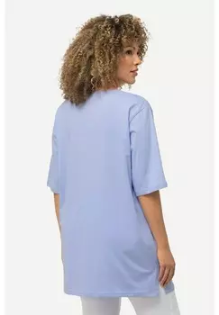 Базовая футболка IZE SHORT SLEEVE TEE Ulla Popken, светло-голубой