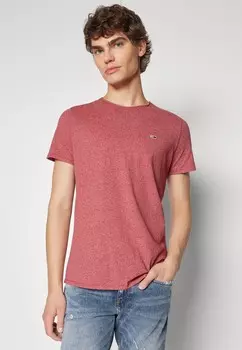 Базовая футболка JASPE C NECK Tommy Hilfiger, красный