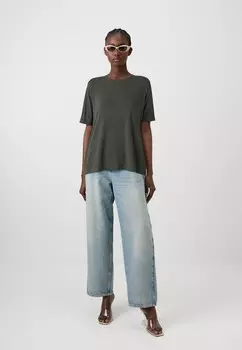 Базовая футболка JDYMILA O-NECK JDY, крапчатый темно-серый